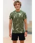 Männer funktionaler T -Shirt Premium ALTISPORT VOJ/ALM052TR01 KHAKI