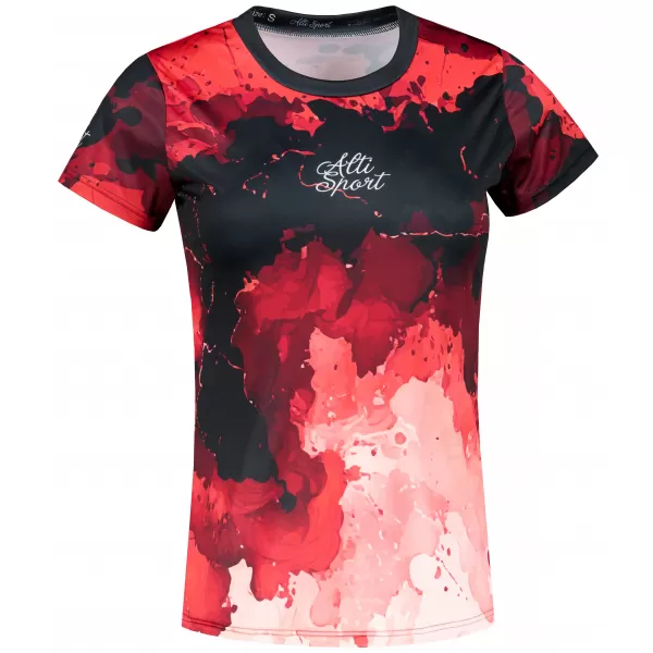  Frauenfunktional T -Shirt Premium ALTISPORT VOJ/ALW089TR01 ROT 