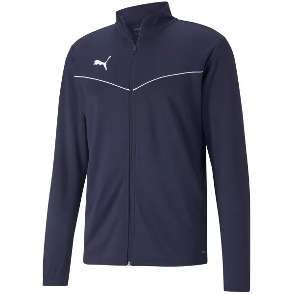  Jacke PUMA TEAMRISE TRG POLY JACKET 657392_06 PEACOAT/ PEACOAT/PUMA WEIß 