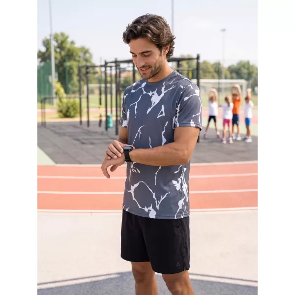  Männer funktionaler T -Shirt Premium ALTISPORT VOJ/ALM052TR01 GRAU 