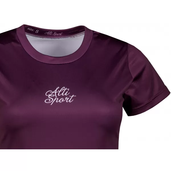  Frauenfunktional T -Shirt Premium ALTISPORT VOJ/ALW090TR01 BURGUND 