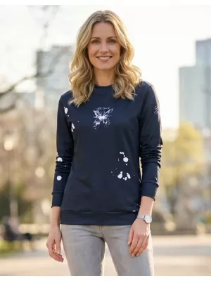 Funktionaler Sweatshirt -Prämie von Frauen ALTISPORT VOJ/ALW077MI01 SCHWARZ