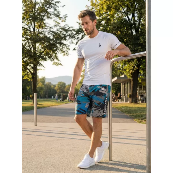  Die funktionalen Shorts von Männern Premium ALTISPORT VOJ/ALM014KRA01 SCHWARZ/KEROSIN 