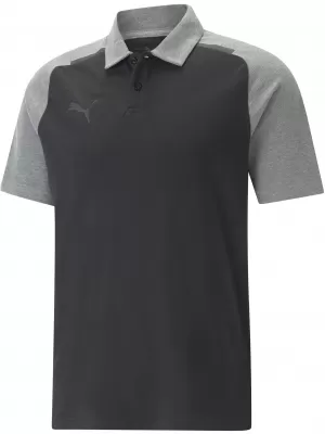 Herren t -Shirt mit einem Kragen PUMA TEAMCUP CASUALS POLO 657991_03 PUMA SCHWARZ