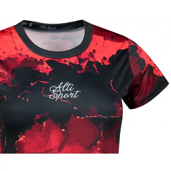 Frauenfunktional T -Shirt Premium ALTISPORT VOJ/ALW089TR01 ROT 