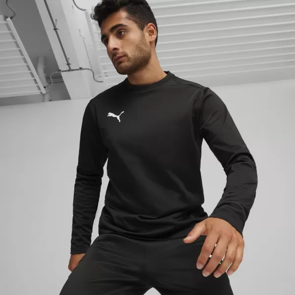  Herren -Sweatshirt PUMA TEAMGOAL TRAINING SWEAT 658649_03 PUMA SCHWARZ/WEIß/DUNKELGRAU 