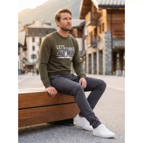  Herren -Sweatshirt ALTISPORT ALM190406 MILITÄR 