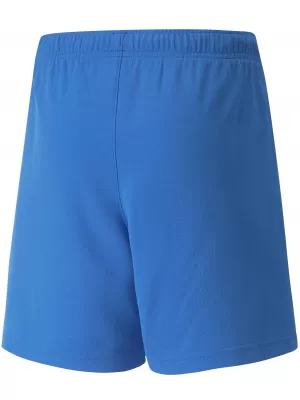 Shorts PUMA TEAMRISE SHORT JR 704943_02 ELEKTRISCHE BLAUE LIMONADE/WEIß