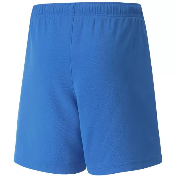  Shorts PUMA TEAMRISE SHORT JR 704943_02 ELEKTRISCHE BLAUE LIMONADE/WEIß 
