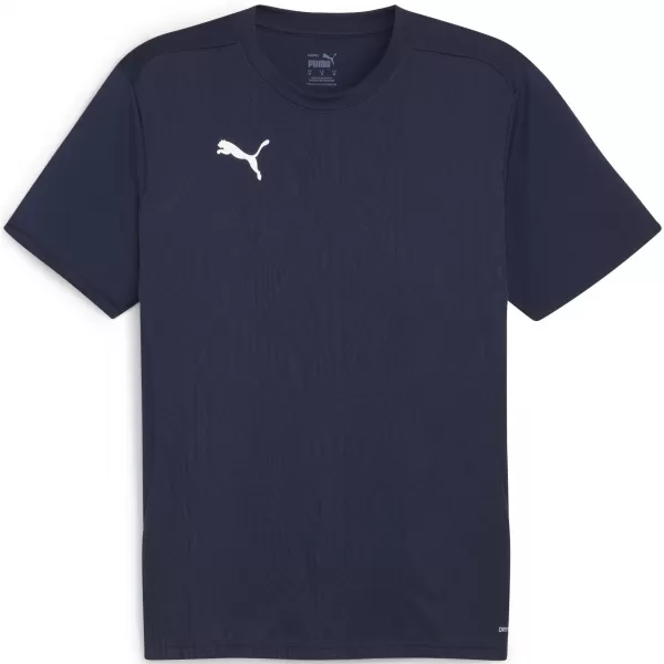  Herren -funktionales Hemd PUMA TEAMFINAL TRAINING JERSEY 658557_06 PUMA NAVY/PUMA SILBER 
