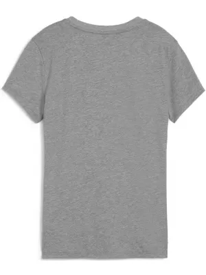 Hemd PUMA TEAMGOAL CASUALS TEE WMN 658617_33 MITTELGRAUES HEATHER/WEIß