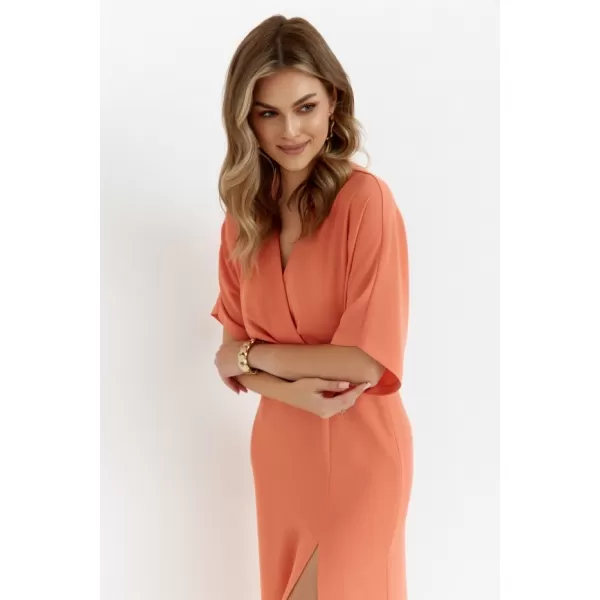  Kleid MAKOVER K163 ORANGE 