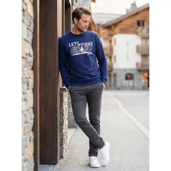  Herren -Sweatshirt ALTISPORT ALM190406 MITTERNACHT 