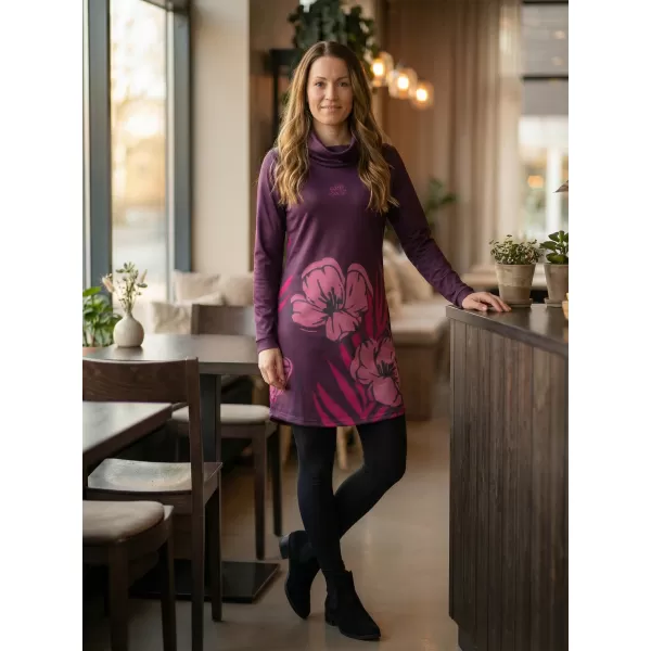  Damen erweitertes Premium -Sweatshirt ALTISPORT VOJ/ALW0107MI06 BURGUND 