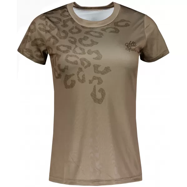  Frauenfunktional T -Shirt Premium ALTISPORT VOJ/ALW047TR01 HELLBRAUN 