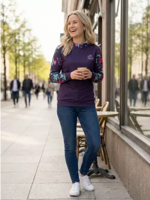 Funktionaler Sweatshirt -Prämie von Frauen ALTISPORT VOJ/ALW063MI01 FUCHSIE