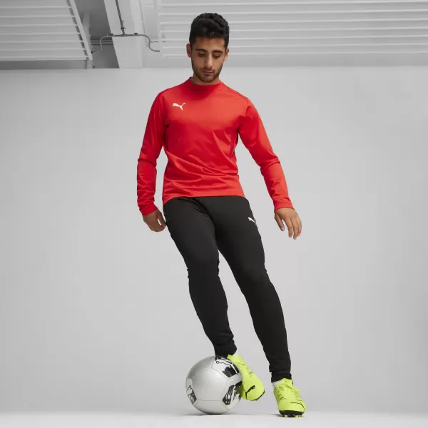  Herren -Sweatshirt PUMA TEAMGOAL TRAINING SWEAT 658649_01 PUMA ROT/PUMA WEIß/SCHNELL ROT 