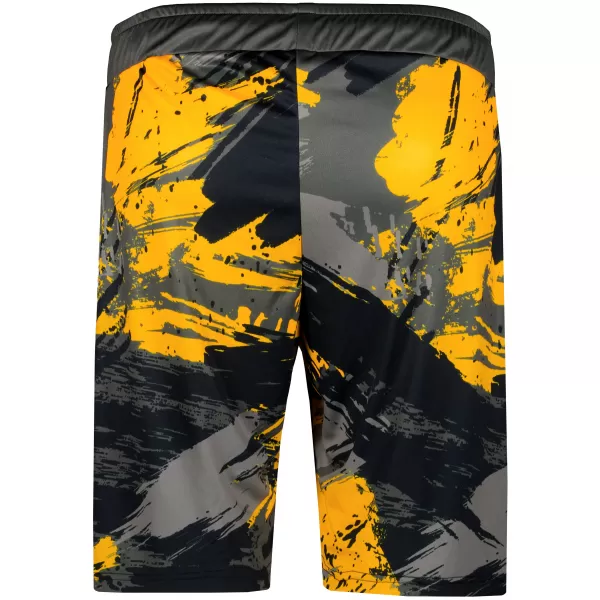  Die funktionalen Shorts von Männern Premium ALTISPORT VOJ/ALM014KRA01 SCHWARZ -AUSGELB 