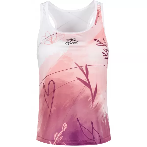  Hochwertiges Funktions-Tanktop für Damen ALTISPORT VOJ/ALW083TIL01 WEIß ROSA 