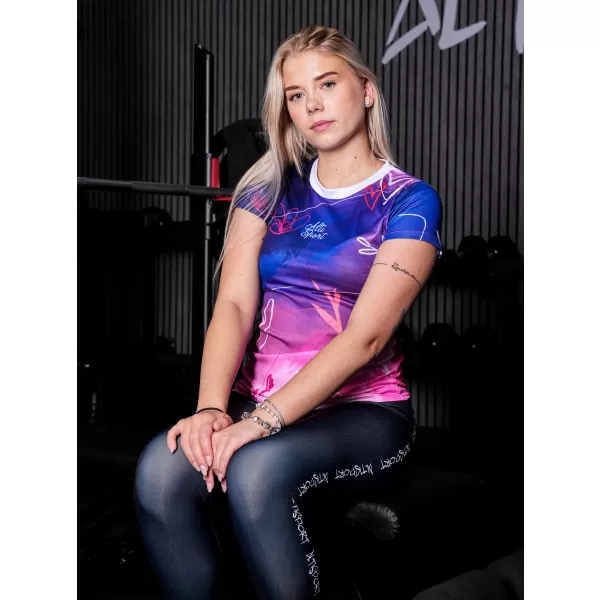  Frauenfunktional T -Shirt Premium ALTISPORT VOJ/ALW083TR01 LILA 