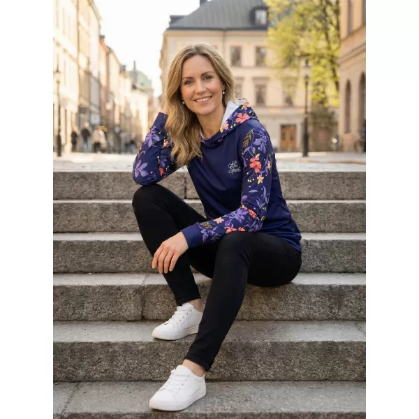  Funktionaler Sweatshirt -Prämie von Frauen ALTISPORT VOJ/ALW063MI01 DUNKELVIOLETT 