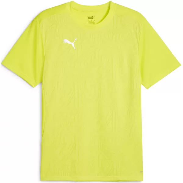  Herren -funktionales Hemd PUMA TEAMFINAL TRAINING JERSEY 658557_30 ELECTRIC LIME/ ELEKTRISCHES KALK/PUMA SILBER 