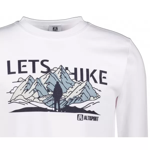  Herren -Sweatshirt ALTISPORT ALM190406 WEIß 