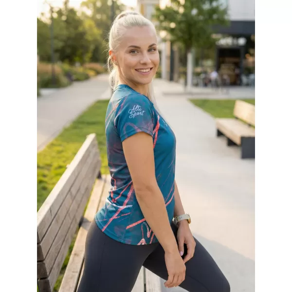  Frauenfunktional T -Shirt Premium ALTISPORT VOJ/ALW082TR01 KEROSIN 