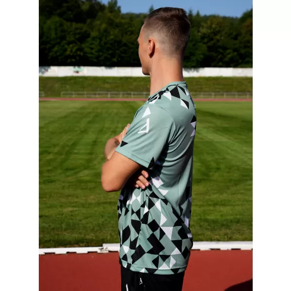 Männer funktionaler T -Shirt Premium ALTISPORT VOJ/ALM108TR01 MILITÄR 