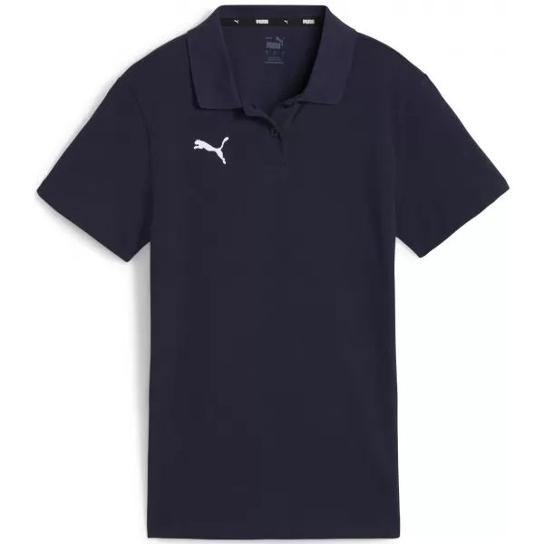  Frauen t -Shirt mit Kragen PUMA TEAMGOAL CASUALS POLO WMN 658607_06 PUMA NAVY/PUMA WHITE 