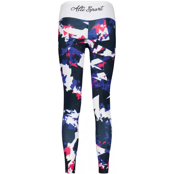  Frauen -Leggings Premium ALTISPORT VOJ/ALW110LEG01 VIOLETT -WEIß 