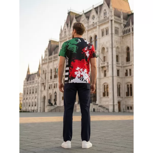  Männer funktionaler T -Shirt Premium ALTISPORT VOJ/ALM036HU/TR01 FLECKEN 