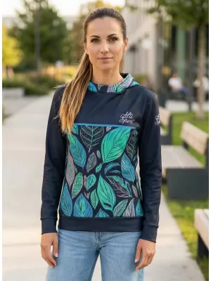 Funktionaler Sweatshirt -Prämie von Frauen ALTISPORT VOJ/ALW061MI01 BLAU