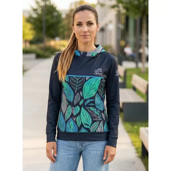  Funktionaler Sweatshirt -Prämie von Frauen ALTISPORT VOJ/ALW061MI01 BLAU 