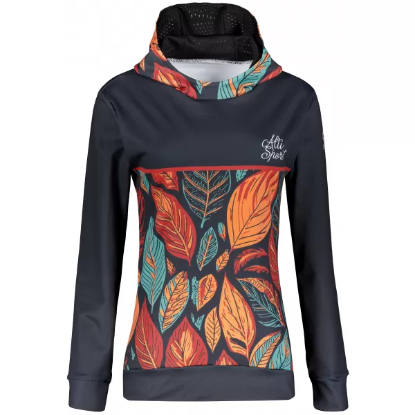  Funktionaler Sweatshirt -Prämie von Frauen ALTISPORT VOJ/ALW061MI01 ORANGE/BLAU 