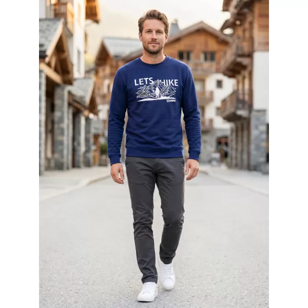  Herren -Sweatshirt ALTISPORT ALM190406 MITTERNACHT 