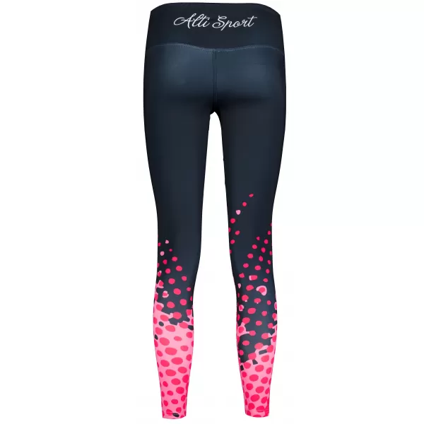  Frauen -Leggings Premium ALTISPORT VOJ/ALW109LEG01 ROSA SCHWARZ 