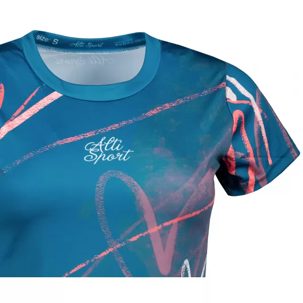  Frauenfunktional T -Shirt Premium ALTISPORT VOJ/ALW082TR01 KEROSIN 