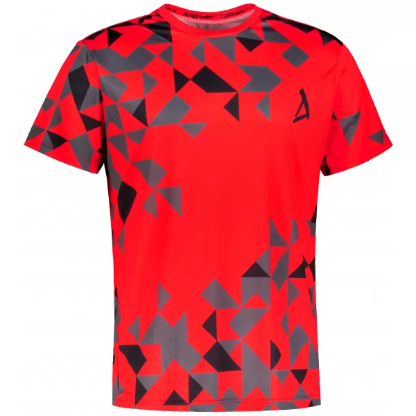  Männer funktionaler T -Shirt Premium ALTISPORT VOJ/ALM108TR01 ROT 