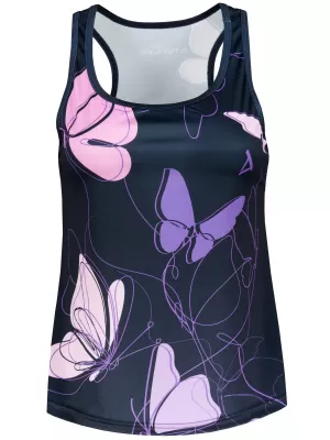 Funktionaler Tanktoper der Frauen auf Prämie ALTISPORT VOJ/ALW086TIL01 DUNKELBLAU/LILA