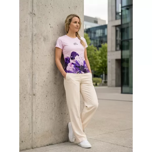  Frauenfunktional T -Shirt Premium ALTISPORT VOJ/ALW090TR01 LILA 
