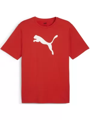 Herren -Trikot PUMA TEAMRISE LOGO JERSEY COTTON 658705_01 PUMA ROT/PUMA WEIß