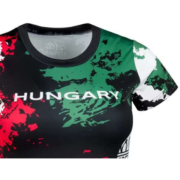  Frauenfunktional T -Shirt Premium ALTISPORT VOJ/ALW036HU/TR01 FLECKEN 