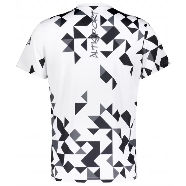  Männer funktionaler T -Shirt Premium ALTISPORT VOJ/ALM108TR01 WEIß 