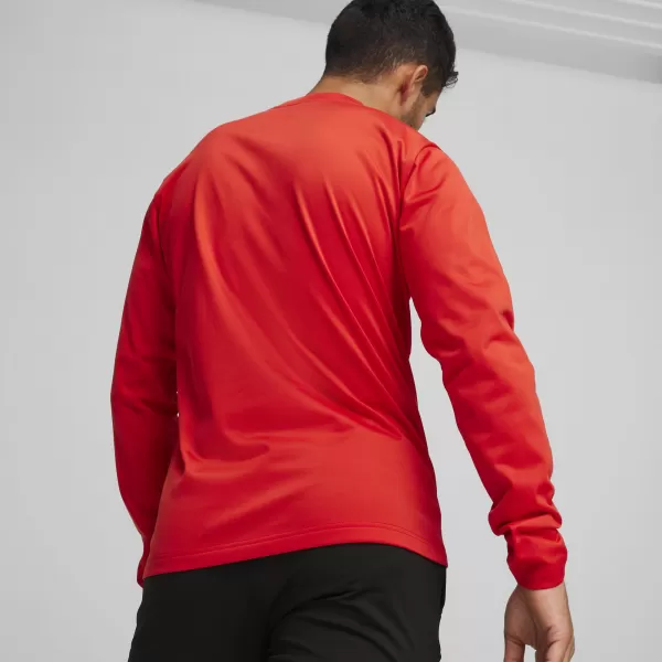  Herren -Sweatshirt PUMA TEAMGOAL TRAINING SWEAT 658649_01 PUMA ROT/PUMA WEIß/SCHNELL ROT 