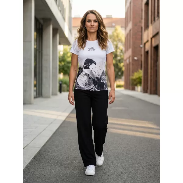  Frauenfunktional T -Shirt Premium ALTISPORT VOJ/ALW090TR01 WEIß 