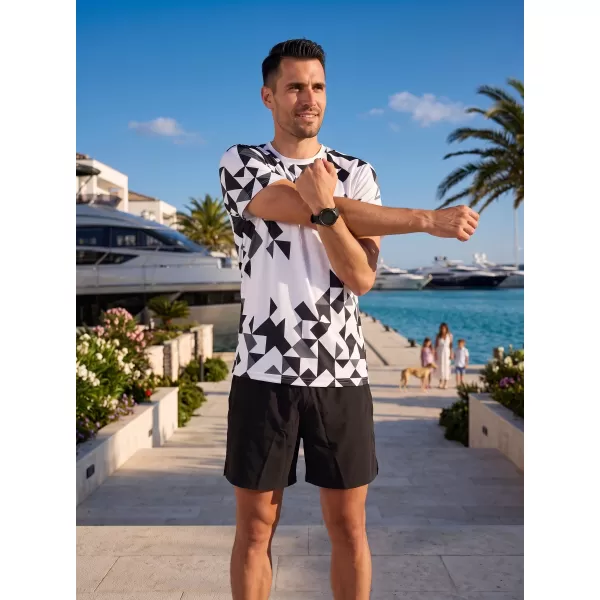  Männer funktionaler T -Shirt Premium ALTISPORT VOJ/ALM108TR01 WEIß 