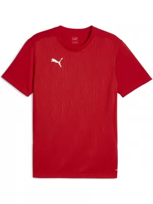 Herren -funktionales Hemd PUMA TEAMFINAL TRAINING JERSEY 658557_01 PUMA ROT/PUMA SILBER