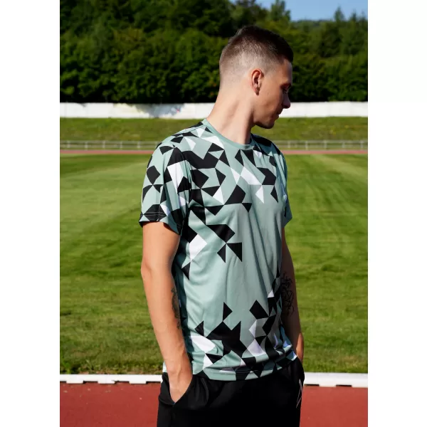  Männer funktionaler T -Shirt Premium ALTISPORT VOJ/ALM108TR01 MILITÄR 
