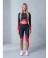 Frauen -Leggings über den Knien Premium ALTISPORT VOJ/ALW109LEG02 ROTSCHWARZ